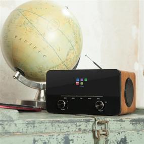 img 3 attached to 📻 AUNA Connect 150 Black Walnut: 2.1 Internet Radio, Wi-Fi Music Player with MP3 USB Port, AUX, Remote Control