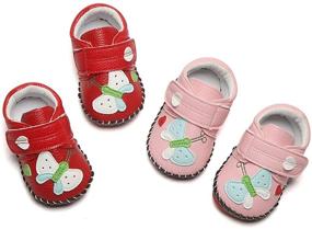 img 2 attached to 👶 ENERCAKE Soft Sole Baby Shoes: Walking Sneakers, Cartoon Moccasins, and Crawling Slippers for Infant Toddler Crib First Walkers