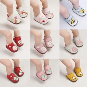 img 3 attached to 👶 ENERCAKE Soft Sole Baby Shoes: Walking Sneakers, Cartoon Moccasins, and Crawling Slippers for Infant Toddler Crib First Walkers