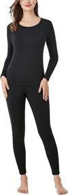 img 4 attached to 🔥 LAPASA Women's Thermal Underwear Set - Stay Warm with Fleece Lined Long Johns (Thermoflux L17/L41/L44)