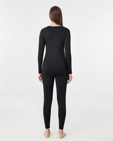 img 3 attached to 🔥 LAPASA Women's Thermal Underwear Set - Stay Warm with Fleece Lined Long Johns (Thermoflux L17/L41/L44)