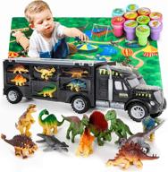 dinosaur truck carrier with stampers: the ultimate prehistoric adventure! logo