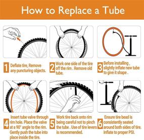 img 1 attached to 🔧 LotFancy Set of 2 Bike Tubes (26 x 2.125/2.35/2.40 inch), 32mm Schrader Valve, 26 Inch Bicycle Tire Tubes for Mountain Bike, Cruiser, Kids Bike + 2 Nylon Plastic Tire Levers