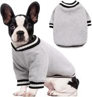 🐶 fuamey dog pullover sweater for small medium large dogs - winter coat for cold weather, warm outfit, easy-on pet clothes jacket, puppy boy girl sweater vest логотип