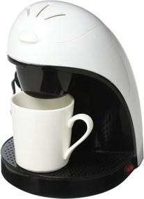 img 4 attached to ☕️ Brentwood TS-112W Single Serve Coffee Maker with Ceramic Mug in White