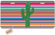 amcove license plate serape cactus decorative car front license plate logo