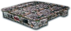 img 4 attached to 🏕️ Pittman Outdoors AirBedz PPI 404 Realtree Camo Full Size 5.5-5.8' Short Bed Air Mattress with Built-in Rechargeable Battery Pump and Tailgate Support, 1 Pack