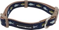 nauticollar: stylish fish-inspired nautical dog collar for your furry friend! logo