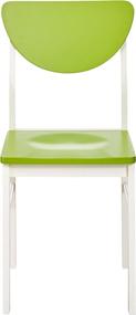 img 2 attached to 🪑 Kings Brand White/Green Wood Side Chair Set of 4 for Kitchen Décor