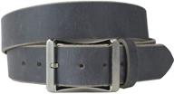 nickel-free titanium work belts: sleek & stylish accessories for men in black logo