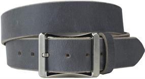 img 4 attached to Nickel-Free Titanium Work Belts: Sleek & Stylish Accessories for Men in Black