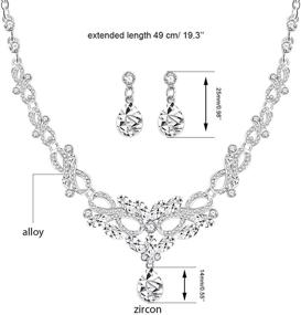 img 2 attached to Uloveido Infinity Necklace Accessories Y644 CA624