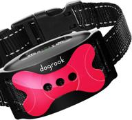 🐶 dogrook rechargeable dog bark collar - humane & no shock barking collar for s, m, l dog breeds - vibration & beep training - 11-110 lbs logo