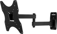 📺 swift mount swift240-ap multi-position tv wall mount for tvs up to 39 inches, in black, measuring 10.9 x 8.9 x 3 inches. logo