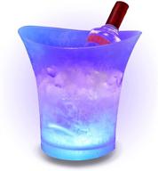 🍾 led ice bucket 5l color-changing plastic champagne wine bucket for parties, home, bars, ktv clubs логотип