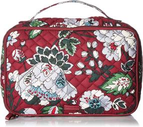 img 4 attached to 💼 Efficient and Elegant Charcoal Medallion Travel Accessories for Vera Bradley Signature Cosmetic Cases