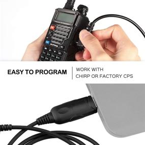 img 3 attached to 🔌 Кабель программирования Radioddity RD-201 для радиостанций BaoFeng UV-5R BF888S BF-F8HP UV-5RX3, Kenwood Radioddity TYT, поддерживает Win10 Win7.