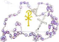 📿 elysian catholic gift shop: authentic 6mm beads rosary with sleek vinyl case logo