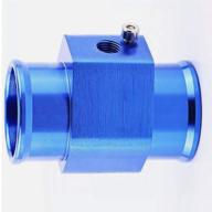 🌊 blue universal water temperature joint pipe sensor gauge radiator hose adapter (32mm) logo