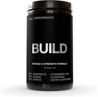 💪 максимизируйте безопасное увеличение силы: питьевая добавка build strength от drinkhrw с синергетической комбинацией креатина, бета-аланина и гидроксиметилбутирата логотип