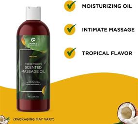 img 2 attached to Optimal Massage Therapy Oil - Sensuous Couples Massage Oil - Hydrating Body Oil 💆 for Massage - Nourishing Coconut and Vitamin E Oil to Revitalize Skin with Anti-Aging Properties