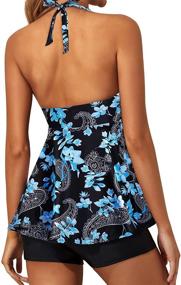 img 3 attached to 👙 Yonique Tankini Swimsuits: Stylish Women's Swimwear in Swimsuits & Cover Ups