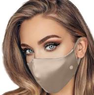 luxurious mulberry silk face masks: filtered silk masks for women logo