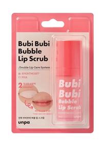 img 4 attached to 🔹 UNPA Bubi Bubi Bubble Lip Scrub - Fast & Effortless Exfoliation with Gentle Bubbles, Highly Effective in Removing Dead Skin