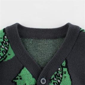 img 3 attached to 🌈 Boys' Clothing and Sweaters: LittleSpring Rainbow Months Cardigan Sweater