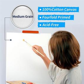 img 2 attached to Stretched Canvas Canvases Painting Boards