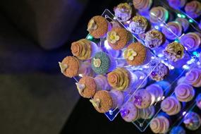img 1 attached to BLBYHO Cupcake Acrylic Colorful Catering