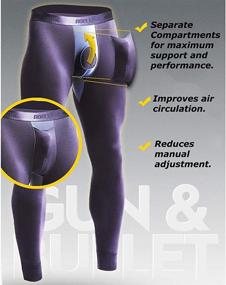 img 1 attached to Ouruikia Thermal Underwear Bottoms Separate Sports & Fitness in Cycling