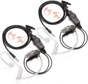 img 4 attached to 📻 Radioddity 1-Pin Walkie Talkies Acoustic Tube Earpiece: Enhanced Communication with Earmold Earbud, Compatible with FS-T1, FS-T2 (2 Pack)