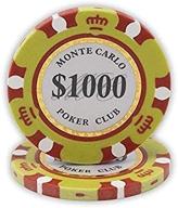 🎱 enhance your poker experience with da vinci 14 gram clay monte carlo poker club premium quality poker chips - pack of 50 chips логотип