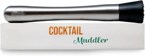 img 1 attached to 🍹 Premium 8-inch Stainless Steel Kitchen Rest Muddler - Essential Bar Tool for Crafting Mojitos and Fruit Cocktails at Home