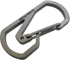 img 2 attached to 🔑 Valtcan Titanium Keychain Carabiner Holder