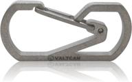 🔑 valtcan titanium keychain carabiner holder логотип