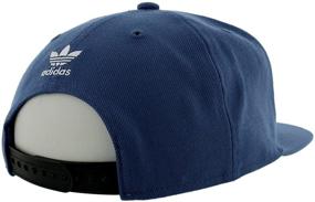 img 1 attached to 🧢 adidas Originals Boys' Trefoil Chain Snapback Cap - Flat Brim and Structured Design