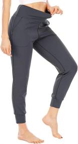 img 4 attached to 🏃 KEDFAN Women's High Waist Activewear Joggers with Pockets - Ideal Sweatpants for Yoga, Workouts, and Running