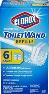 🧻 pack of 8 clorox toiletwand disinfecting refills, 6 count logo