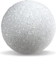 🎨 hygloss products white styrofoam balls – 4 inch, 12 pack for arts and crafts logo