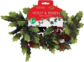 img 1 attached to Beistle 20844 Holly Berry Garland