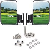 10l0l golf cart side mirrors - compatible with club car, ez-go, yamaha, and other models logo