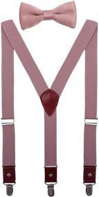 img 4 attached to 👔 Stylish and Practical: CEAJOO Adjustable Back Men's Suspenders - Must-Have Men's Accessories