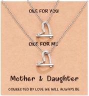 🎁 shonyin mother daughter necklaces set: perfect mommy and me love heart jewelry gift for christmas and birthdays logo