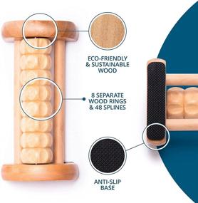 img 3 attached to 👣 TheraFlow Foot Massager Roller - Alleviate Foot Arch Pain, Plantar Fasciitis, Muscle Aches, Soreness. Enhances Myofascial Release to Induce Relaxation. Eases Foot Tension/Tightness. Reflexology Tool