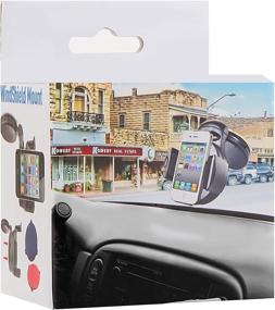 img 2 attached to 📱 Budget-friendly Windshield Dashboard Suction Cup Car Mount Holder for iPhone, Androids, Smartphone GPS, and Portable Devices