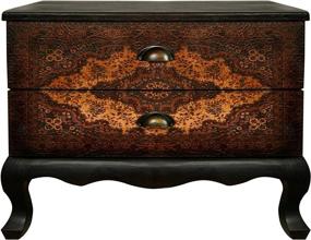 img 3 attached to 🗄️ Olde-Worlde Euro Two Drawer Cabinet by Oriental Furniture