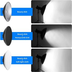 img 1 attached to Enhance Your Photo Studio Lighting with Neewer's 21.6 inches Strobe Flash Light Reflector Beauty Dish