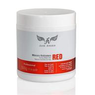 🔴 jane angels red hair mask: brazilian hydration mask with ojan oil + murumuru for color depositing & salon-quality results (red mask) logo
